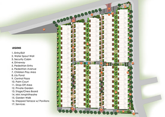 Gated community row villas in south bangalore